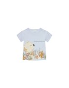 United Colors Of Benetton Tricou copii 3I1XA105R - Bumbac organic - Albastru deschis - Albastru deschis