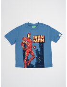 United Colors Of Benetton Tricou cu imprimeu cu desene animate - Rosu/Albastru indigo