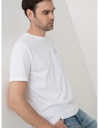 United Colors Of Benetton Tricou cu imprimeu grafic - Alb/Albastru inchis/Roz