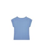 United Colors Of Benetton Tricou fete 3I1XC10P1 - Bumbac organic - Albastru - Albastru