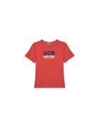 United Colors Of Benetton Tricou pentru baieti 3I1XG10JO - Bumbac - Rosu - Rosu