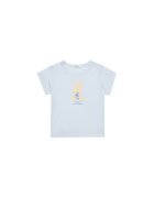 United Colors Of Benetton Tricou pentru fete 3I1XA1067 - Bumbac organic - Albastru - Albastru
