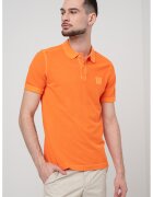 United Colors Of Benetton Tricou polo cu logo - Portocaliu mandarina