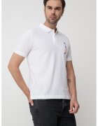United Colors Of Benetton Tricou polo de bumbac - Alb optic