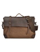 Urban Bag Geanta messenger din piele London - Maro/Caramel