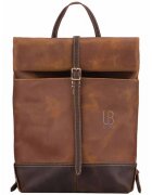Urban Bag Rucsac unisex din piele Narvik - Caramel