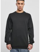 Urban Classics Bluza de trening cu decolteu la baza gatului - Negru stins