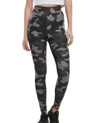 Urban Classics Colanti cu model camuflaj - Negru/Gri inchis