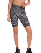 Urban Classics Colanti scurti cu model camuflaj - Gri inchis