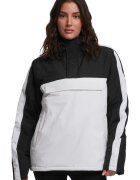Urban Classics Geaca fara inchidere cu vatelina - Alb/Negru