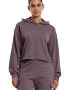 Urban Classics Hanorac crop cu maneci cazute - Violet prafuit
