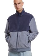 Urban Classics Jacheta colorblock cu buzunare laterale - Albastru prafuit/Bleumarin