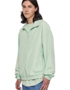 Urban Classics Jacheta cu fermoar si maneci cazute - Verde menta