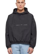 Urban Classics Jacheta cu gluga si maneci cazute - Negru