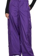 Urban Classics Pantaloni cargo cu talie inalta - Ametist