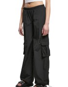 Urban Classics Pantaloni cargo cu talie medie - Negru