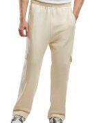 Urban Classics Pantaloni cargo lejeri de trening - Alb fildes