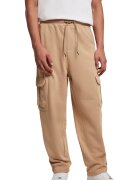 Urban Classics Pantaloni de trening cargo lejeri - Maro camel