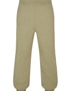 Urban Classics Pantaloni de trening cu model uni si buzunare oblice - Kaki