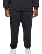 Urban Classics Pantaloni de trening cu model uni si talie ajustabila - Negru