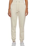 Urban Classics Pantaloni de trening cu snur de ajustare si talie inalta - Bej
