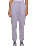 Urban Classics Pantaloni de trening cu snur de ajustare si talie inalta - Lila