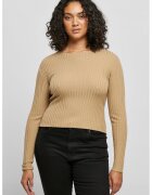 Urban Classics Pulover cu detaliu rasucit pe spate - Maro camel