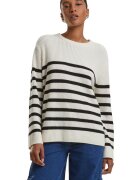 Urban Classics Pulover lejer in dungi - Negru/Bej deschis