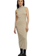 Urban Classics Rochie tricotata cu guler inalt - Gri deschis