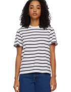Urban Classics Tricou cu decolteu rotund - Negru/Alb optic