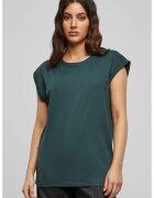 Urban Classics Tricou de bumbac cu decolteu rotund - Verde inchis