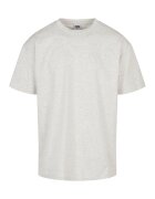 Urban Classics Tricou supradimensionat cu maneci cazute - Gri deschis