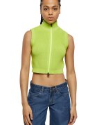 Urban Classics Vesta crop tricotata - Verde lime
