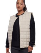 Urban Classics Vesta matlasata cu capse - Maro nisip