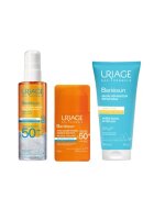Uriage Set Bariesun Protectie solara si ingrijire dupa plaja – Apa solara SPF 50+ 200 ml - Stick solar invizibil SPF 50+ 18 g - Balsam reparator dupa plaja - 150 ml