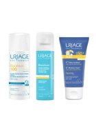 Uriage Set Bariesun Protectie solara SPF 50+/100 pentru adulti si bebelusi – Fluid SPF 50+ 50 ml - Crema minerala bebelusi 50 ml - Spray dupa soare 150 ml