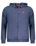 US GRAND POLO EQUIPMENT  APPAREL U.S. Grand POLO hanorac barbati cu fermoar si gluga - logo brodat - cu buzunare - verde - Albastru inchis