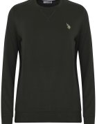 US Polo Assn Bluza dama 387 66875 51930 248 - U.S. Polo Assn - Kaki - Bumbac/Elastan