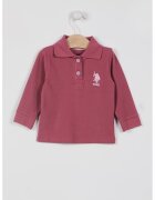 US Polo Assn Bluza polo cu logo - Roz zmeuriu