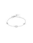 US Polo Assn Bratara cu cristale zirconia - Argintiu