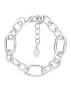 US Polo Assn Bratara cu detaliu logo - Argintiu
