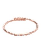 US Polo Assn Bratara rigida cu detalii cu cristale - Auriu rose
