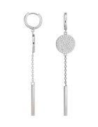 US Polo Assn Cercei drop din rodiu - decorati cu zirconia - Argintiu