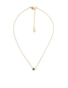 US Polo Assn Colier cu zirconia - Alb/Auriu