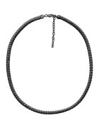 US Polo Assn Colier din otel inoxidabil - Negru