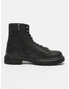 US Polo Assn Ghete cu fermoar - Negru