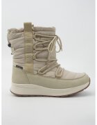 US Polo Assn Ghete din material textil cu sireturi - Bej