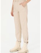 US Polo Assn Pantaloni crop de reiat - Bej deschis