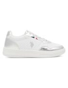 US Polo Assn Pantofi sport copii - - 590559 - Sintetic - Argintiu / Alb -