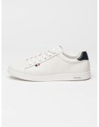 US Polo Assn Pantofi sport din piele ecologica cu logo - Alb murdar